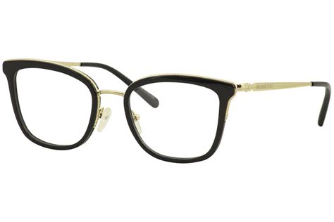 michael kors glasses frames black and gold